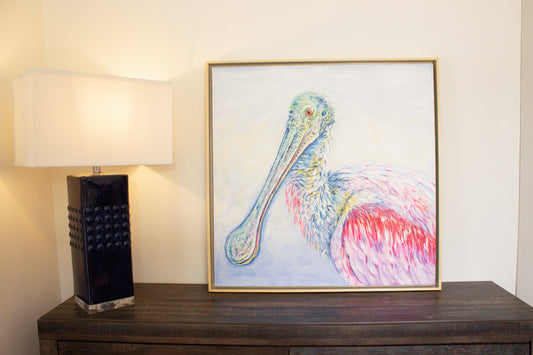 "Spoonbill in a Dream" Original Acrylic Painting