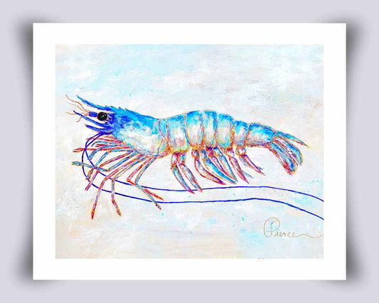 "Blue Shrimp" Print