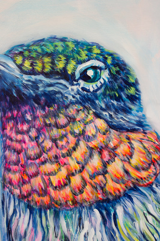 "Ruby" Original Acrylic Painting